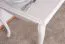 Table de salle à manger Bignona 19, Couleur : Pin blanc - 146 x 76 cm (l x p)