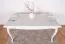 Table de salle à manger Bignona 19, Couleur : Pin blanc - 146 x 76 cm (l x p)
