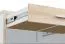 Bureau adolescent Forks 07 | Chêne / Blanc | 79 x 120 x 51 cm | 2 tiroirs