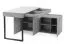 Bureau d’angle Fricourt 10 | Beige & chêne clair | 75 x 131 x 140 cm | 2 tiroirs, 6 compartiments | Chants ABS