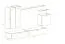 Mur TV Balestrand 29 | chêne Wotan & noir | 160 x 270 x 40 cm | Push-to-Open | Design moderne