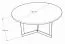 Table basse design Granollers 02 | Blanc marbre élégant | 80 x 80 x 42 cm