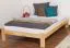 Cadre de lit pour enfants / Lit pour enfant 120 x 200 cm | Bois massif: Pin | Laqué Naturel | incl. sommier à lattes Abbildung