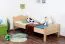 Cadre de lit pour enfants / Lit pour enfant 80 x 200 cm | Bois massif: Hêtre | Laqué Naturel Abbildung