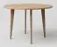 Table de salle à manger en chêne massif naturel, Aurornis 74 (ronde) - Dimensions : 120 x 120 cm (l x p)