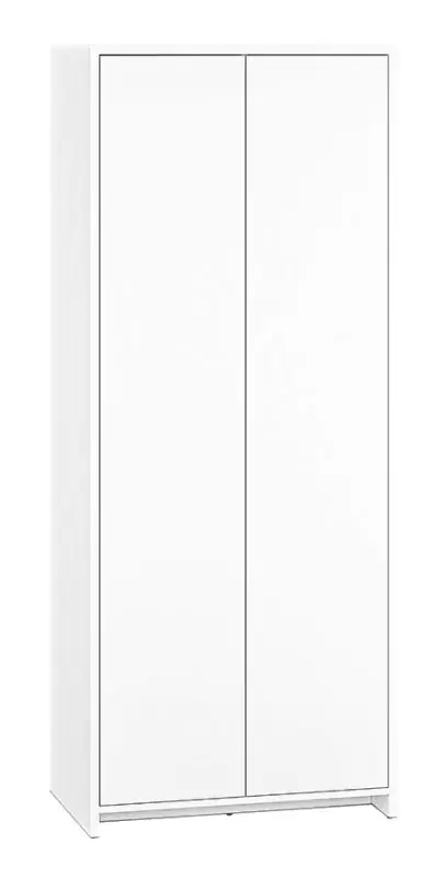 Armoire à portes battantes / armoire Tornved 03, couleur : blanc - Dimensions : 197 x 80 x 51 cm (H x L x P)