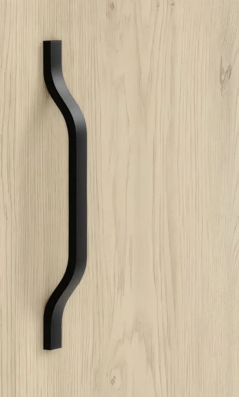 Poignées métalliques pour commode Edegem 07 / Couleur : Noir