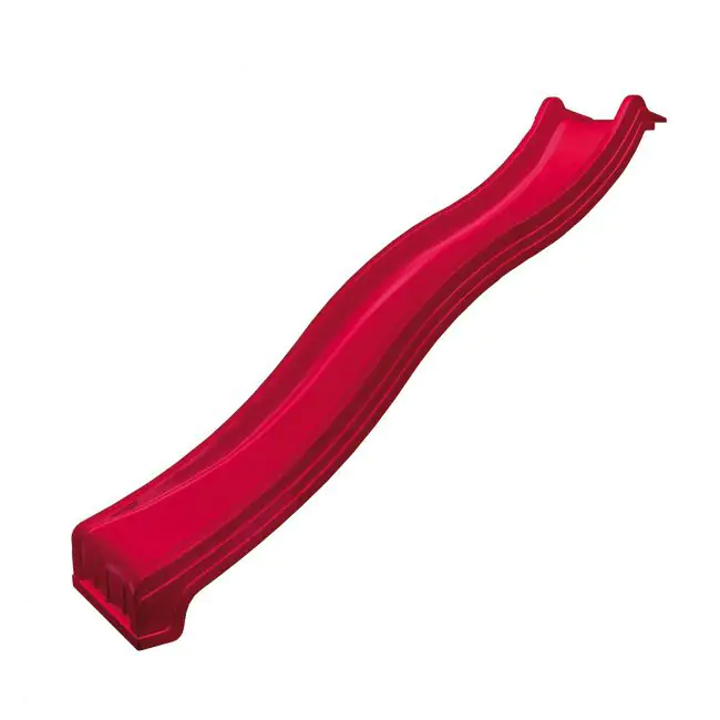 Toboggan avec raccordement à l'eau - longueur 2,40 m - couleur : rouge,  
