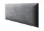 Panneaux rembourrés, lot de 10, Couleur : Anthracite, Revêtement : Velours, dimensions : 60 x 30 cm