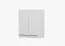 Armoire murale cuisine blanche | Portes battantes | Parnassus 07 | 2 portes | Poignées métal | 71,5 x 60 x 29 cm