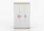 Armoire penderie Smolikas 101 | 3 portes | Blanc & chêne Sonoma | 9 compartiments | Poignées bois | 192 x 120 x 50 cm