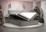 Lit une place vert moderne Pirin 03 | 140 x 200 cm | 2 espaces de rangement | Velours | Matelas H3