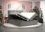 Grand lit boxspring velours vert Pirin 58 | 180 x 200 cm | 2 espaces de rangement | Matelas à ressorts Bonell H3