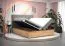 Lit double Pilio 26 en velours beige | Espace de rangement | Matelas Bonell H3 | 180 x 200 cm