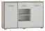 Vitrine Kavieng 10 | Chêne et blanc | 86 x 125 x 40 cm | Design moderne et rangements pratiques