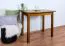Table en pin massif couleur chêne rustique Junco 227A (carré) - 90 x 60 cm (L x P)