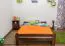 Lit Pin massif 160 x 200 cm Noisette