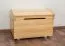 Coffre de rangement en pin massif naturel | Design moderne | 47 x 43 x 67 cm | Grande capacité