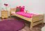 Lit enfant ou adolescent en pin massif naturel 84 | sommier inclus | 80 x 200 cm