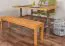 Table de salle à manger Wooden Nature 412 | Hêtre cœur massif huilé | Plateau rustique 140 x 90 cm