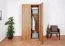 Armoire moderne avec système Soft Close Fazenda 01 | Finition huilée/cirée | Chêne partiellement massif | 222 x 104 x 61 cm | Brun foncé