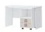 Bureau enfant Benjamin 29 | Blanc/Crème | 76 x 125 x 60 cm | 2 tiroirs | Soft Close