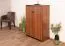 Commode Mojokerto 19 | Noyer & Noir | 121 x 80 x 39 cm | Design moderne et chaleureux
