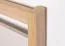 Lit double Braianik 06 en Chêne Wotan / Beige, Surface de couchage : 160 x 200 cm, Sommier à lattes inclus, 92 x 171 x 207 cm, Adapté à la chambre à coucher, Pieds de 36 mm d'épaisseur