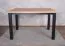 Table de salle à manger élégante Varbas 02, bicolore, Chêne Gold Craft / Noir mat, 120 x 80 cm, structure robuste, table de cuisine durable, moderne