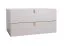 Commode ado Skalle 08 gris | 2 tiroirs Soft-Close | 47 x 94 x 49 cm | Design moderne