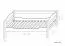 Lit pour enfant 90 x 200 cm | Bois massif: Hêtre | Laqué Naturel |incl. 2ème couchette 90 x 190 cm extensible et 2 Sommiers à lattes Abbildung