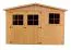 Cabane à outils, Cabane de jardin, Maison de jardin - 3 x 4 mètres - en bois / Madriers - incl. carton de toit asphalté - toit à deux pentes Abbildung