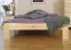 Bois massif Lit Pin 120 x 200 cm Naturel avec sommier à lattes Abbildung