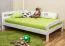 Cadre de lit pour enfants / Lit pour enfant 140 x 200 cm | Bois massif: Pin | Laqué Noisette | incl. sommier à lattes Abbildung