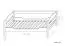 Lit pour enfant 90 x 200 cm |incl. espace de rangement / 2 tiroirs | Bois massif: Hêtre | Laqué Naturel | incl. Sommier à lattes Abbildung
