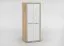 Chambre à coucher - Armoire, Couleur: Chêne Sonoma / Blanc - 195 x 80 x 55 cm (H x L x P) Abbildung