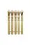 Vestiaire mural en pin massif naturel Junco 348 | Design moderne | 100 x 60 x 31,5 cm