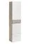 Armoire vestiaire moderne Sviland 11, couleur : chêne Wellington / blanc - dimensions : 200 x 50 x 35 cm (h x l x p), avec une tringle à vêtements