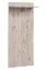 Portemanteau avec quatre crochets Sviland 13, couleur : chêne Wellington - dimensions : 160 x 60 x 28 cm (h x l x p), avec une étagère