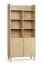 Étagère avec deux portes / Couleur : Chêne / 10 compartiments / Pieds : Pin / Dimensions : 94,5 x 38 x 204 cm / Fonction Soft-Close / 10 compartiments / Protection des bords ABS