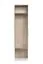 Portemanteau Sviland 05, couleur : chêne Wellington / blanc - dimensions : 200 x 170 x 35 cm (h x l x p), avec miroir
