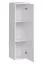 Meuble-paroi Balestrand 07, couleur : blanc / gris - dimensions : 160 x 330 x 40 cm (h x l x p), avec quatre portes