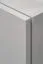 Meuble-paroi / Fonction push-to-open / Couleur : Gris Perla / Chêne Artisan / Éclairage LED inclus / Dimensions : 200 x 35 x 148 cm / 1 meuble bas TV / 1 vitrine