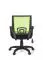 Chaise de bureau / Chaise pour jeunes Apolo 10, Couleur : Citron vert / Noir, avec revêtement en filet respirant