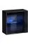 Mur TV design épuré Balestrand 290 | Noir | 200 x 310 x 40 cm | Grand espace de rangement