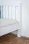 Lit double Easy Premium Line K8 en surlongueur 160 x 220 cm | Hêtre massif blanc laqué | Design moderne