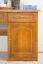 Bureau Pipilo 19 en bois massif | Pin et chêne | Finition rustique | 78 x 182 x 54 cm | Rangement optimisé