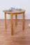 Table ronde en pin massif | Finition aulne chaleureuse | Junco 234B | Ø 80 cm