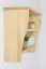 Étagère murale suspendue en pin massif naturel Junco 337 | 48 x 64 x 24 cm | Rangement mural design