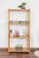 Étagère pin massif finition aulne Junco 56C | 125 x 60 x 30 cm | 3 compartiments | Design moderne